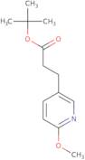 tert-Butyl 3-(6-methoxypyridin-3-yl)propanoate