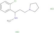 1-(2-Chlorophenyl)-N-methyl-3-(pyrrolidin-1-yl)propan-1-amine dihydrochloride