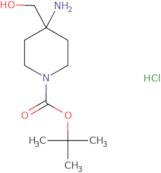 tert-Butyl 4-amino-4-(hydroxymethyl)piperidine-1-carboxylate hydrochloride