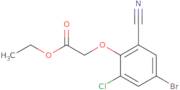 ethyl 2-(4-bromo-2-chloro-6-cyanophenoxy)acetate