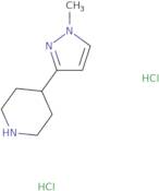 4-(1-Methyl-1H-pyrazol-3-yl)piperidine dihydrochloride