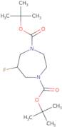 1,4-di-tert-butyl 6-fluoro-1,4-diazepane-1,4-dicarboxylate