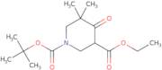 1-tert-Butyl 3-ethyl 5,5-dimethyl-4-oxopiperidine-1,3-dicarboxylate