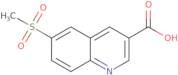 6-(Methylsulfonyl)quinoline-3-carboxylic acid