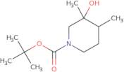 Cis-tert-butyl 3-hydroxy-3,4-dimethylpiperidine-1-carboxylate