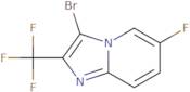 3-bromo-6-fluoro-2-(trifluoromethyl)imidazo[1,2-a]pyridine