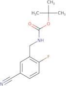 tert-Butyl 5-cyano-2-fluorobenzylcarbamate