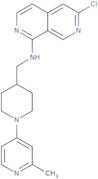 6-Chloro-N-[[1-(2-methylpyridin-4-yl)piperidin-4-yl]methyl]-2,7-naphthyridin-1-amine