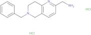 (6-Benzyl-5,6,7,8-tetrahydro-1,6-naphthyridin-2-yl)methanamine dihydrochloride