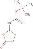 tert-butyl N-(5-Oxooxolan-2-yl)carbamate