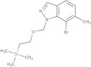 7-Bromo-6-methyl-1-((2-(trimethylsilyl)ethoxy)methyl)-1H-indazole