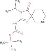 (Z)-tert-Butyl (3-isopropyl-4-oxo-1,3,7-triazaspiro[4.5]decan-2-ylidene)carbamate