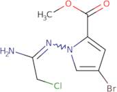 (E)-Methyl 1-((1-amino-2-chloroethylidene)amino)-4-bromo-1H-pyrrole-2-carboxylate