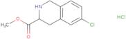 Methyl 6-chloro-1,2,3,4-tetrahydroisoquinoline-3-carboxylate hydrochloride