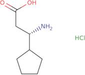 (S)-3-amino-3-cyclopentylpropanoic acid hydrochloride