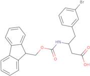 (S)-3-((((9H-Fluoren-9-yl)methoxy)carbonyl)amino)-4-(3-bromophenyl)butanoic acid