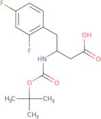 (S)-3-(Boc-amino)-4-(2,4-difluorophenyl)butanoic acid