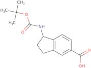 (R)-1-((tert-Butoxycarbonyl)amino)-2,3-dihydro-1H-indene-5-carboxylic acid