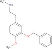 {2-[3-(Benzyloxy)-4-methoxyphenyl]ethyl}(methyl)amine