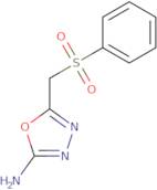 5-[(Benzenesulfonyl)methyl]-1,3,4-oxadiazol-2-amine
