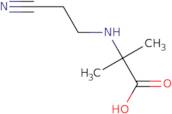 2-(2-Cyanoethylamino)-2-methyl-propanoic acid