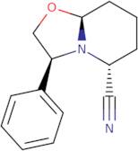 (3S,5R,8aS)-(+)-Hexahydro-3-phenyl-5H-oxazolo[3,2-a]pyridine-5-carbonitrile