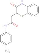 N-(4-Methylphenyl)-2-(3-oxo-3,4-dihydro-2H-1,4-benzothiazin-2-yl)acetamide