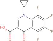 1-Cyclopropyl-5,6,7,8-tetrafluoro-4-oxo-1,4-dihydroquinoline-3-carboxylic acid