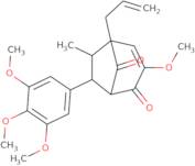 5-Allyl-3-methoxy-6-methyl-7-(3,4,5-trimethoxyphenyl)bicyclo[ .1]oct-3-ene-2,8-dione