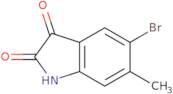 5-Bromo-6-methylindoline-2,3-dione