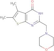 5,6-Dimethyl-2-(morpholin-4-ylmethyl)-3H,4H-thieno[2,3-d]pyrimidin-4-one