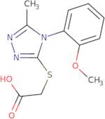 2-{[4-(2-Methoxyphenyl)-5-methyl-4H-1,2,4-triazol-3-yl]sulfanyl}acetic acid