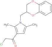 2-Chloro-1-[1-(2,3-dihydro-1,4-benzodioxin-2-ylmethyl)-2,5-dimethyl-1H-pyrrol-3-yl]ethan-1-one