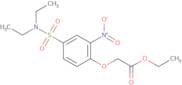 Ethyl 2-[4-(diethylsulfamoyl)-2-nitrophenoxy]acetate