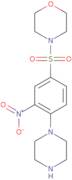 4-[(3-Nitro-4-piperazin-1-ylphenyl)sulfonyl]morpholine