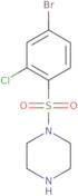 1-[(4-Bromo-2-chlorophenyl)sulfonyl]piperazine