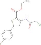 Ethyl 3-(2-chloroacetamido)-5-(4-fluorophenyl)thiophene-2-carboxylate