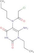N-(6-Amino-2,4-dioxo-1-propyl-1,2,3,4-tetrahydropyrimidin-5-yl)-N-butyl-2-chloroacetamide