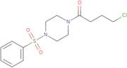 1-[4-(Benzenesulfonyl)piperazin-1-yl]-4-chlorobutan-1-one