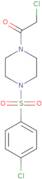 2-Chloro-1-[4-(4-chlorobenzenesulfonyl)piperazin-1-yl]ethan-1-one