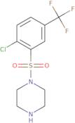 1-[2-Chloro-5-(trifluoromethyl)benzenesulfonyl]piperazine