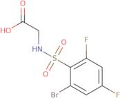 2-(2-Bromo-4,6-difluorobenzenesulfonamido)acetic acid