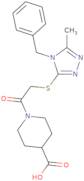 1-{2-[(4-Benzyl-5-methyl-4H-1,2,4-triazol-3-yl)sulfanyl]acetyl}piperidine-4-carboxylic acid