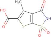 4-Methyl-1,1,3-trioxothieno[3,2-d][1,2]thiazole-5-carboxylic acid