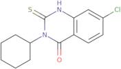 7-Chloro-3-cyclohexyl-2-sulfanyl-3,4-dihydroquinazolin-4-one