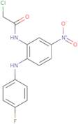 2-Chloro-N-{2-[(4-fluorophenyl)amino]-5-nitrophenyl}acetamide