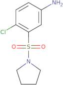 4-Chloro-3-(pyrrolidine-1-sulfonyl)aniline