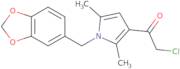 1-[1-(1,3-Dioxaindan-5-ylmethyl)-2,5-dimethyl-1H-pyrrol-3-yl]-2-chloroethan-1-one