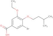 3-Bromo-5-ethoxy-4-(3-methylbutoxy)benzoic acid