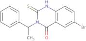 6-Bromo-2-mercapto-3-(1-phenylethyl)quinazolin-4(3H)-one